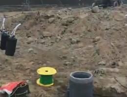 往復式降水泵施工現場